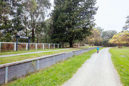 Lilydale to Warburton Rail Trail in Australiaの写真素材