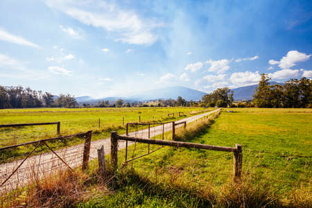 Lilydale to Warburton Rail Trail in Australiaの写真素材