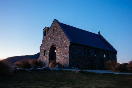 Church of the Good Shepherd in New Zealandの写真素材