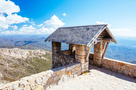 Mt Buffalo View in Australiaの写真素材