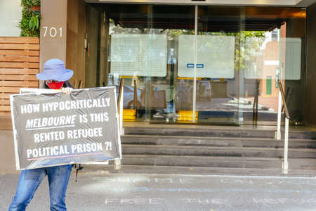 Refugees Locked In Hotel in Melbourne Australia