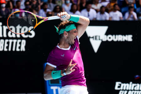 Australian Open 2022 Tennis in Melbourne Australiaのeditorial素材