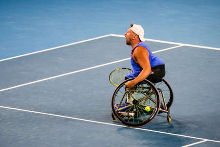 Australian Open 2022 Tennis in Melbourne Australiaのeditorial素材
