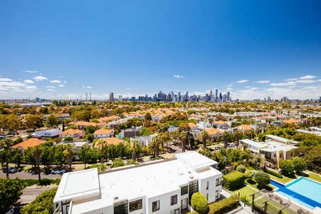 View of Melbourne Victoria Australiaの写真素材
