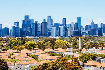 View of Melbourne Victoria Australiaの写真素材