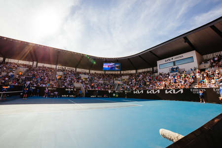 Australian Open 2022 Stadium Shotのeditorial素材