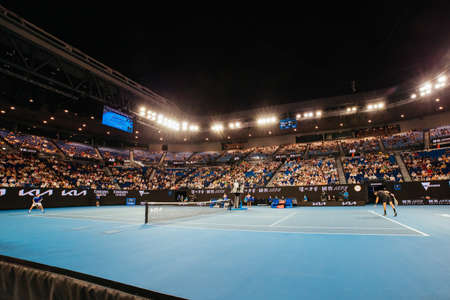 Australian Open 2022 Stadium Shotのeditorial素材