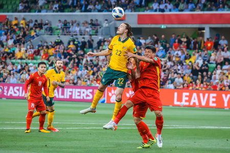 2022 World Cup Qualifying: Australia Vs Vietnamのeditorial素材