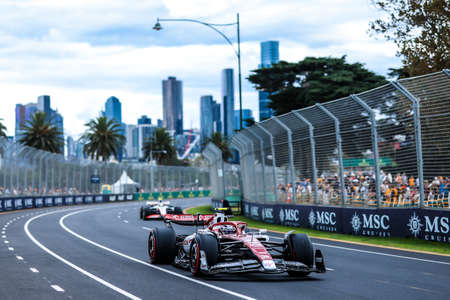2022 Formula 1 Australian Grand Prix - Qualifying Dayのeditorial素材