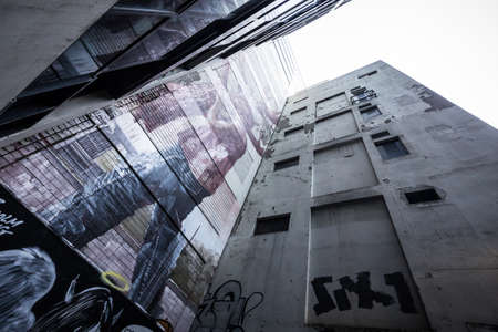 AC/DC Lane Detail in Melbourne Australia
