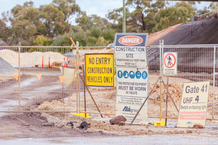 Peninsula Link Under Construction in Melbourne Australiaのeditorial素材