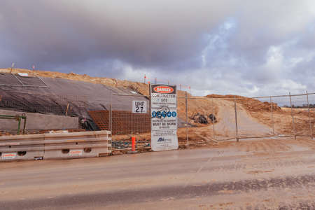 Peninsula Link Under Construction in Melbourne Australia