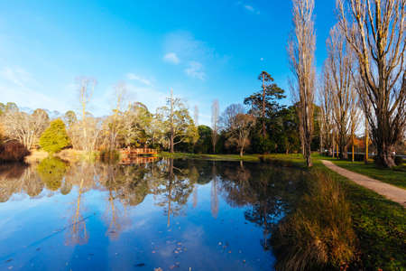 Malmsbury Botanic Gardens in Victoria Australiaの写真素材