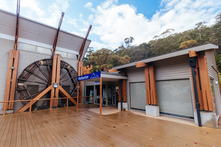 Autumn Foliage in Warburton Victoria Australiaのeditorial素材