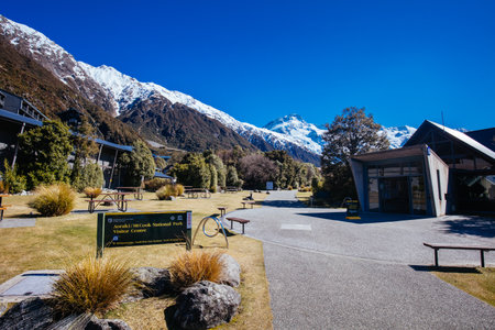 Tasman Glacier near Mt Cook in New Zealandのeditorial素材
