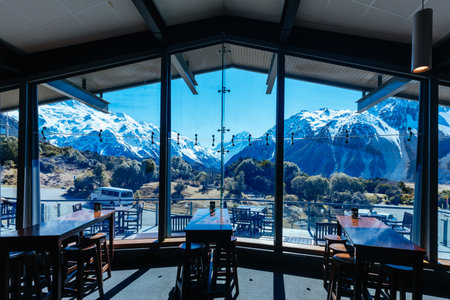 Tasman Glacier near Mt Cook in New Zealandのeditorial素材