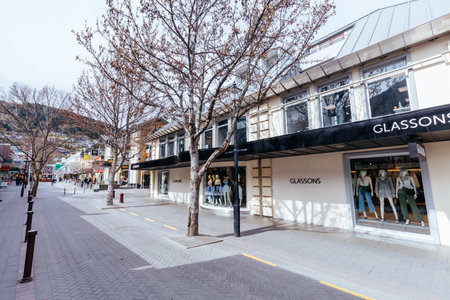 Queenstown Town Centre in New Zealandのeditorial素材