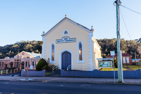 Historic Evandale in Tasmania Australiaのeditorial素材