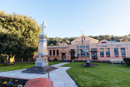 Historic Evandale in Tasmania Australiaのeditorial素材