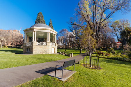 Saint Davids Park in Hobart Tasmania Australiaの写真素材