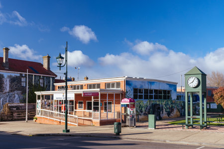 Historic Sheffield in Tasmania Australiaのeditorial素材