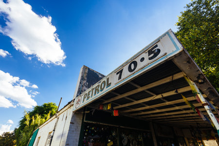 Historic Yackandandah Town Centre in Australiaのeditorial素材