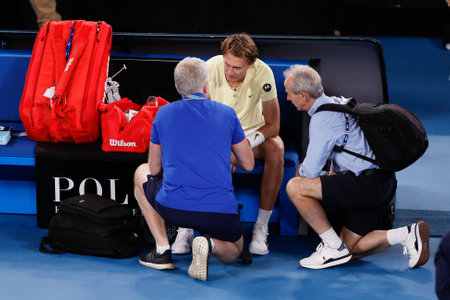 Australian Open 2023: Day 9のeditorial素材