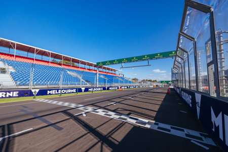 F1 2023: Australian Grand Prix: Preparationsのeditorial素材