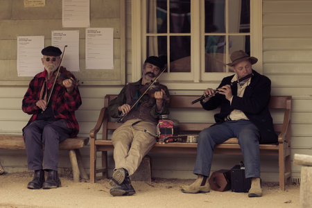 Sovereign Hill Establishment in Ballarat Australiaのeditorial素材