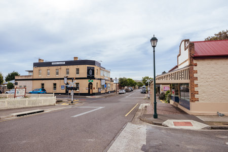 Historic Town of Port Elliot in South Australia in Australiaのeditorial素材