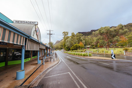 Halls Gap Township in the Grampians Victoria Australiaのeditorial素材