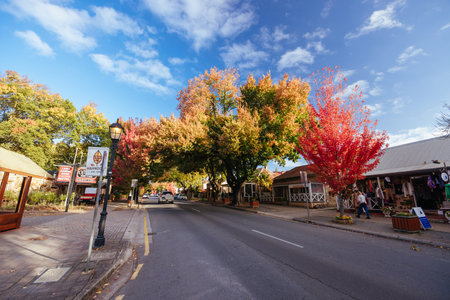 Historic Town of Hahndorf in South Australia in Australiaのeditorial素材