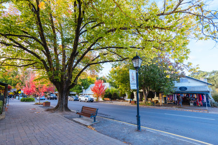 Historic Town of Hahndorf in South Australia in Australiaのeditorial素材