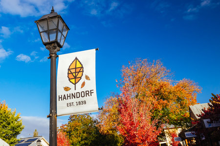 Historic Town of Hahndorf in South Australia in Australiaのeditorial素材