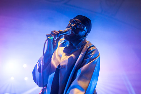 Kwame Performs at the Northcote Theatre in Melbourne Australiaのeditorial素材