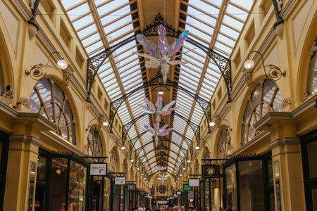 Royal Arcade in Melbourne Australiaのeditorial素材