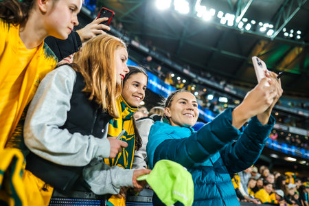 Australia Vs France World Cup 2023 Send Off Friendly Matchのeditorial素材