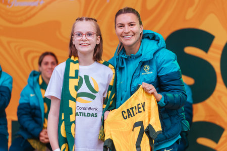 Australian Commbank Matildas World Cup Squad Public Presentation