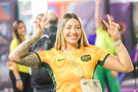 Brazil vs France: Group F - FIFA Womens World Cup Australia & New Zealand 2023のeditorial素材