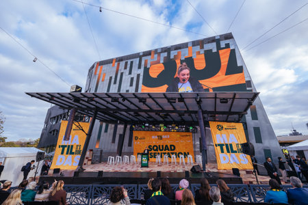 Australian Commbank Matildas World Cup Squad Public Presentationのeditorial素材