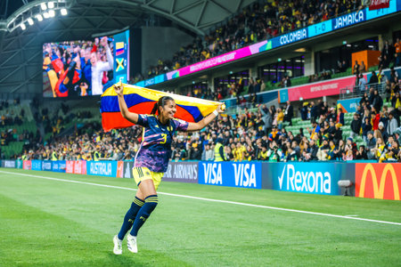 Colombia vs Jamaica: Round of 16 - FIFA Womens World Cup Australia New Zealand 2023のeditorial素材