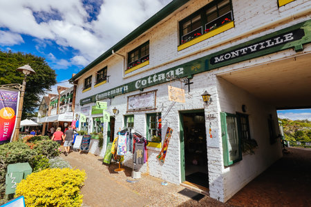 Historic Town of Montville in Queensland Australiaの写真素材
