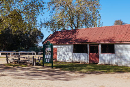 Tahbilk Winery near Nagambie in Australiaのeditorial素材