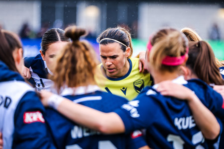 A-League Women Rd 1 - Melbourne Victory v Brisbane Roarのeditorial素材