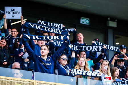 A-League Women Rd 1 - Melbourne Victory v Brisbane Roarのeditorial素材