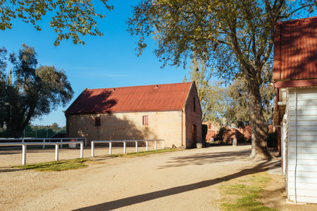 Tahbilk Winery near Nagambie in Australiaのeditorial素材