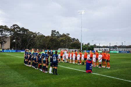 A-League Women Rd 1 - Melbourne Victory v Brisbane Roarのeditorial素材