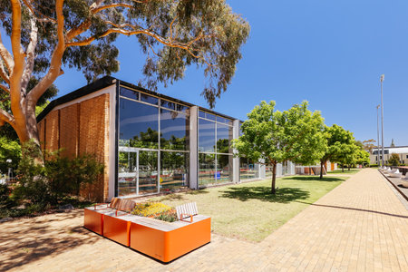 Melbourne University Campus Parkville Australiaの写真素材