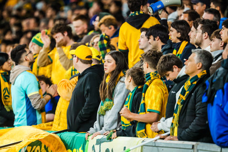 Australia v Bangladesh - 2026 FIFA World Cup Qualifierのeditorial素材