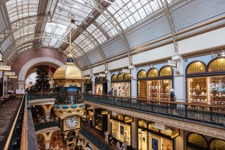 Sydneys Queen Victoria Building Interior in Australiaのeditorial素材